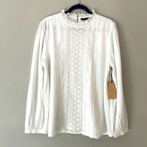 NWT Halogen LS Blouse